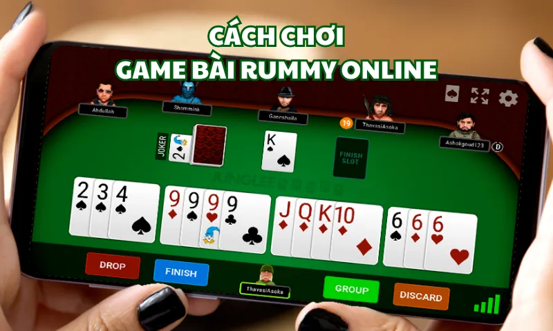Cách chơi game bài Rummy tại nhà cái online